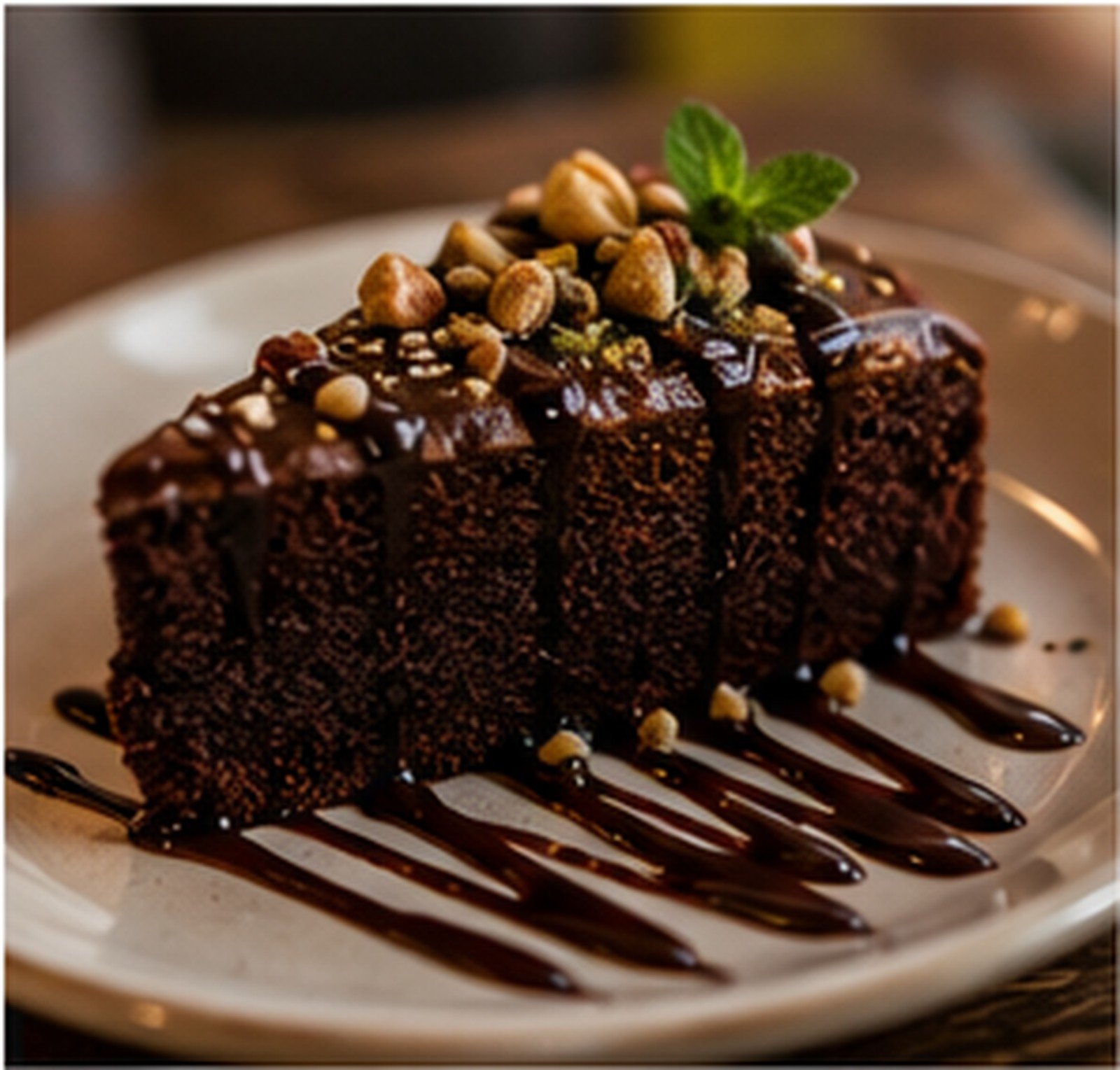 Chocolate dessert at The Yak Table