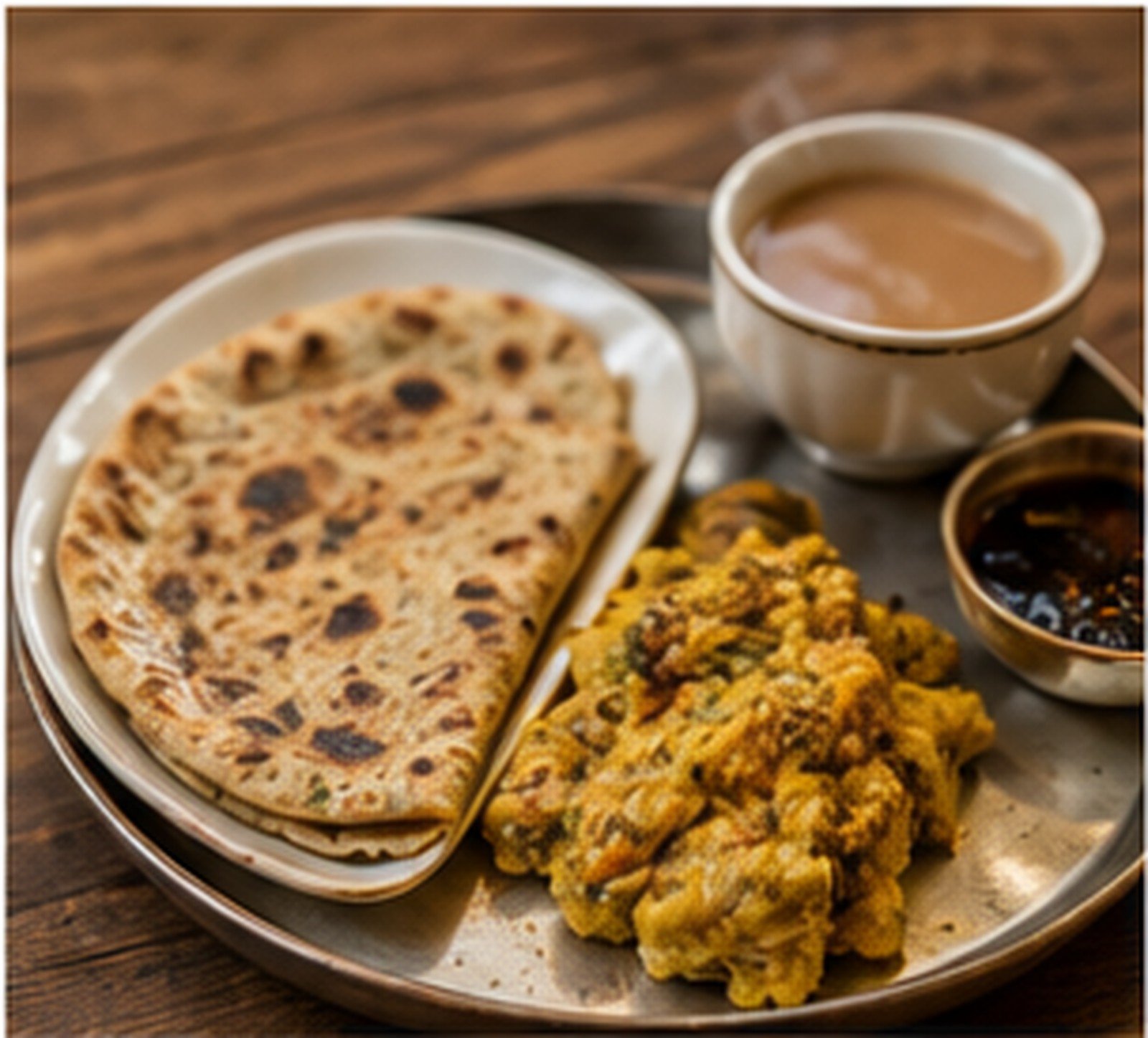 Himalayan breakfast platter at The Yak Table